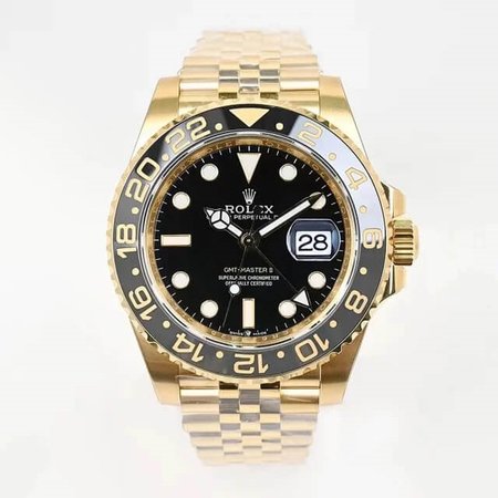 Rolex GMT Master II M126718grnr-0001 EW Factory Gold Strap