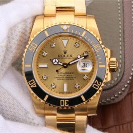 Rolex Submariner 116618 Noob Factory Gold Strap