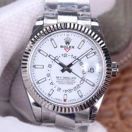 Rolex Sky Dweller M326934-0001 Noob Factory White Dial