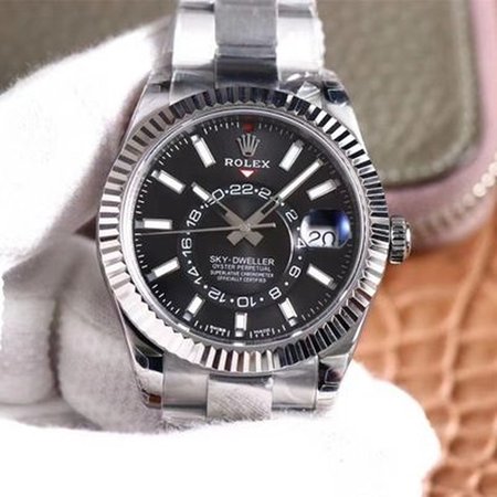 Rolex Sky Dweller M326934-0005 Noob Factory Black Dial