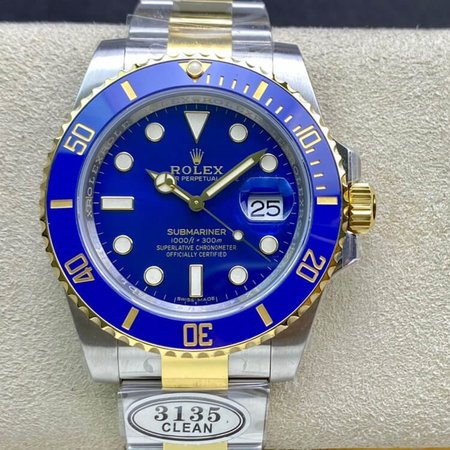 Rolex Submariner 116613LB-97203 Clean Factory Stainless Steel Strap