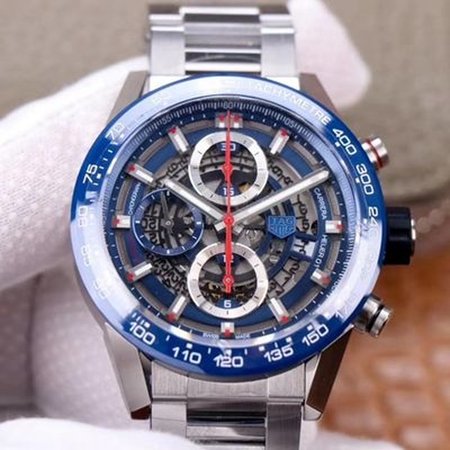 Tag Heuer Carrera Calibre Heuer 01 CAR201T.BA0766 Chronograph XF Factory Blue Dial