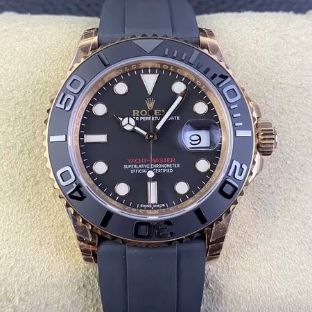 Rolex Yacht Master M126655-0002 40MM VS Factory Black Strap