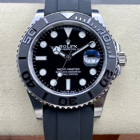 Rolex Yacht Master M226659-0002 Clean Factory Black Strap