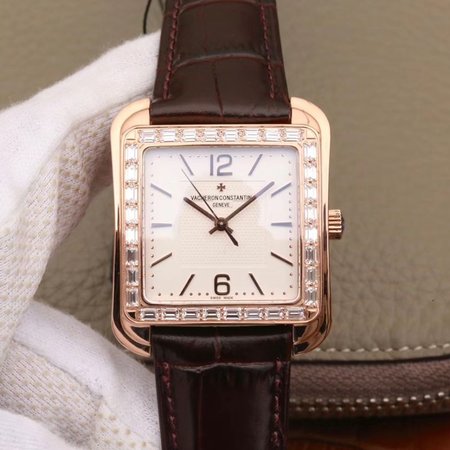 Vacheron Constantin Historiques Toledo 1951 86300/000R-9826 GS Factory 18K Rose Gold Silver Dial