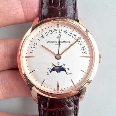 Vacheron Constantin Patrimony 4010U/000R-B329 18K Rose Gold White Dial