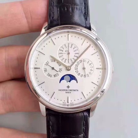 Vacheron Constantin Patrimony Perpetual Calendar 43175/000P-B190 White Dial